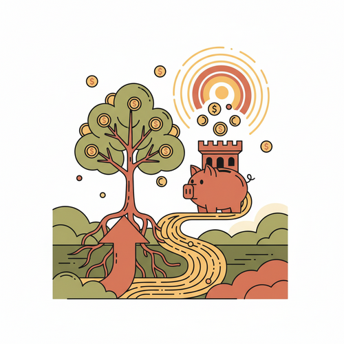 An illustration representing academic excellence and cultural exploration at Austrian universities for arts and humanities.