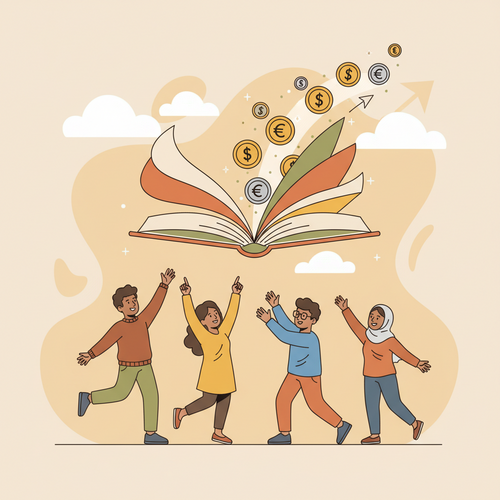 Students celebrating winning international student scholarships 2026 for their global education journey.