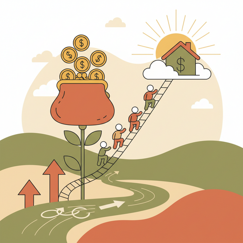 Illustration of diverse people learning SQL online on laptops, surrounded by data symbols and database icons, highlighting free interactive platforms.