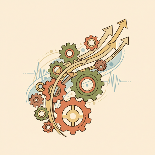 Conceptual illustration of algorithmic educational liability refinancing, showing interconnected financial symbols and data streams, representing optimized debt management and interest rate arbitrage opportunities.