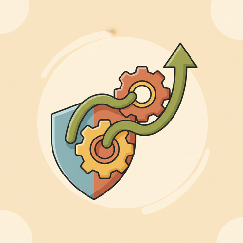 Conceptual illustration of algorithmic wealth preservation frameworks, depicting financial growth and asset protection