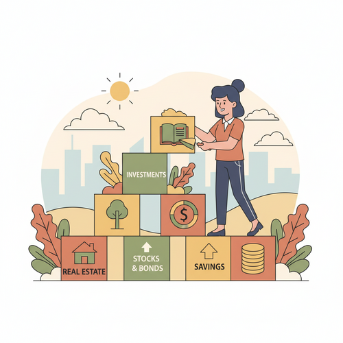 Microeconomic Wealth Preservation strategies for early-career asset structuring, depicting a solid financial foundation.